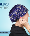 Neuro Patties - Scrub Cap - rae & grace - Euro - Accent Top