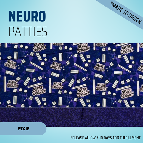 Neuro Patties - Scrub Cap - rae & grace - Pixie - *Made to order