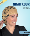 Night Court Wings - Scrub Cap - rae & grace - Bouffant
