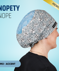 Nopety Nope - Scrub Cap - rae & grace - Euro - Accent Top