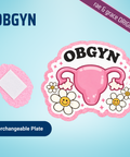OBGYN - Badge Reel - rae & grace - Interchangeable Plate Only