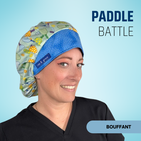 Paddle Battle - Scrub Cap - rae & grace - Bouffant