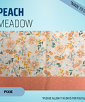 Peach Meadow - Scrub Cap - rae & grace - Pixie - *Made to order
