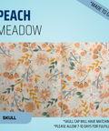 Peach Meadow - Scrub Cap - rae & grace - Skull Cap - *Made to order