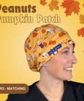 Peanuts Pumpkin Patch - Scrub Cap - rae & grace - Euro - Matching Top