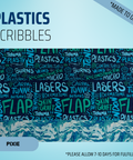 Plastics Scribbles - Scrub Cap - rae & grace - Pixie - *Made to order