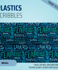 Plastics Scribbles - Scrub Cap - rae & grace - Skull Cap - *Made to order