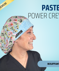 Pastel Power Crew - Scrub Cap - rae & grace - Bouffant