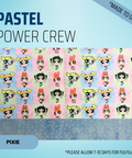 Pastel Power Crew - Scrub Cap - rae & grace - Pixie - *Made to order