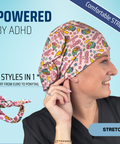 Powered By Adhd - Scrub Cap - rae & grace - Stretch