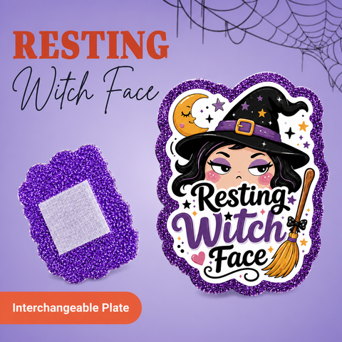 Dead Tired - Badge Reel - rae & grace - Interchangeable Plate Only