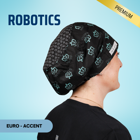 Robotics - Scrub Cap - rae & grace - Euro - Accent Top