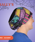 Sally'S Stitches - Scrub Cap - rae & grace - Euro - Accent Top