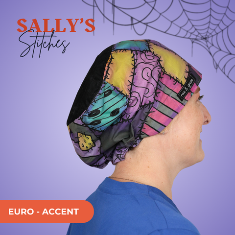 Sally'S Stitches - Scrub Cap - rae & grace - Euro - Accent Top