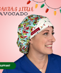 Santa’S Little Avocados - Scrub Cap - rae & grace - Bouffant