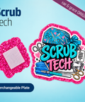 Scrub Tech - Badge Reel - rae & grace - Interchangeable Plate Only