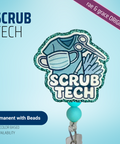 Scrub Tech - Badge Reel - rae & grace - Permanent/Beads