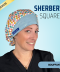 Sherbert Squares - Scrub Cap - rae & grace - Bouffant