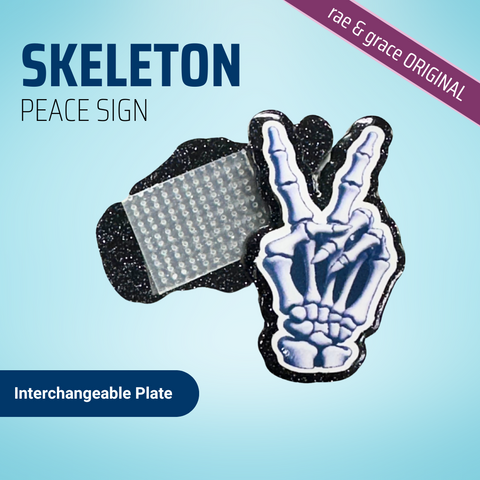 Skeleton Peace Sign - Badge Reel