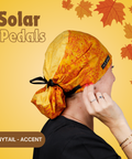 Solar Pedals - Scrub Cap - rae & grace - Ponytail - Accent Top