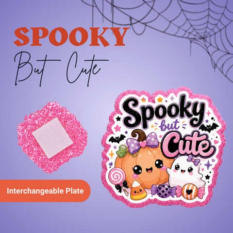Spooky But Cute - Badge Reel - rae & grace - Interchangeable Plate Only