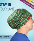 Stay In Your Lane - Scrub Cap - rae & grace - Euro - Accent Top