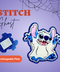 Stitch Ghost - Badge Reel - rae & grace - Interchangeable Plate Only