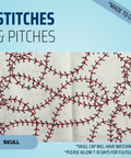 Stitches And Pitches - Scrub Cap - rae & grace - Skull Cap - *Made to order