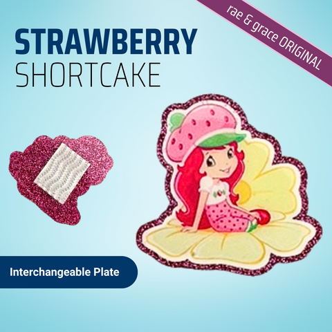 Strawberry Shortcake - Badge Reel - rae & grace - Interchangeable Plate Only