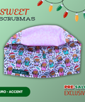 Sweet Scrubmas - Scrub Cap - rae & grace - Euro - Accent Top