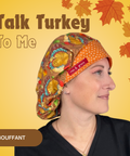 Talk Turkey To Me - Scrub Cap - rae & grace - Bouffant