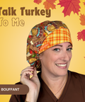 Talk Turkey To Me  - Scrub Cap - rae & grace - Bouffant