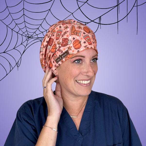 All About Us rae & grace Scrub Caps and Nurse Accessories