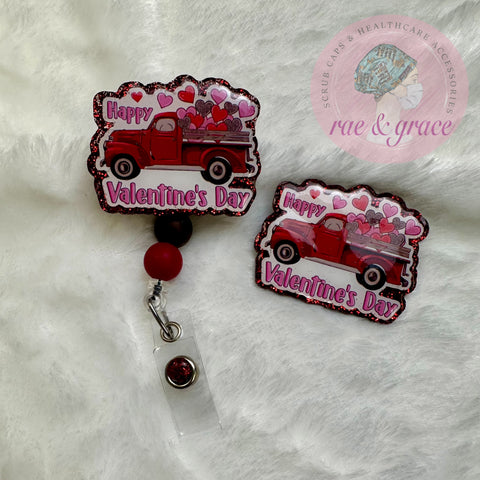 Valentines Truck - Badge Reel