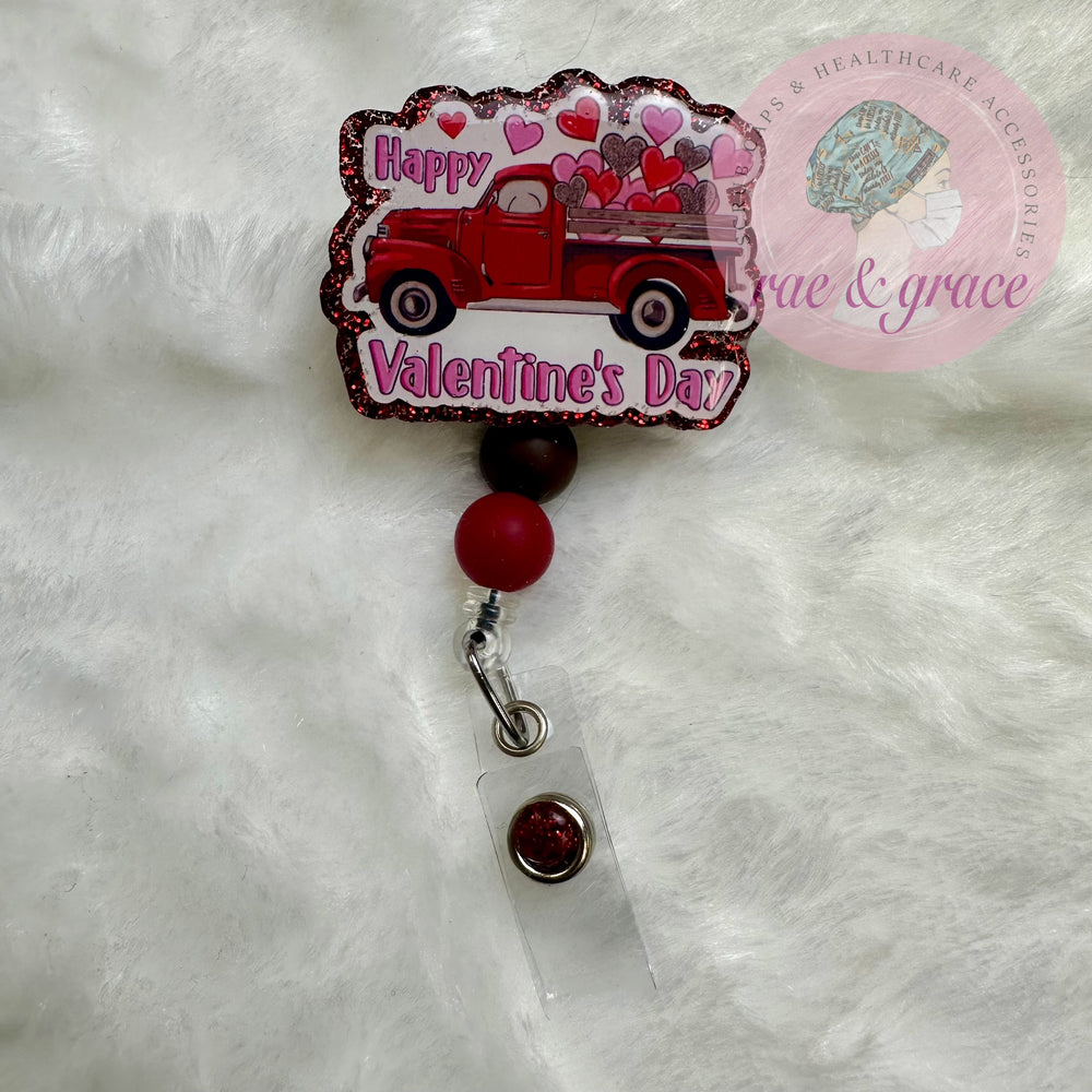 Valentines Truck - Badge Reel