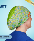 WTF - Scrub Cap - rae & grace - Euro - Accent Top