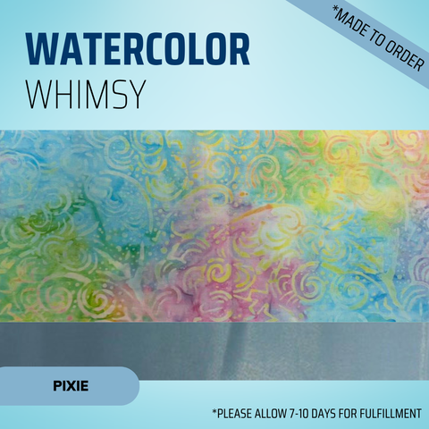 Watercolor Whimsy - Scrub Cap - rae & grace - Pixie - *Made to order