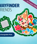 Wayfinder Friends - Badge Reel - rae & grace - Interchangeable Plate Only