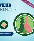 Wicked Friendship - Badge Reel - rae & grace - Interchangeable Plate Only