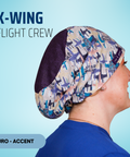 X-Wing Flight Crew - Scrub Cap - rae & grace - Euro - Accent Top