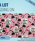 A Lot Going On - Scrub Cap - rae & grace - Skull Cap - *Made to order