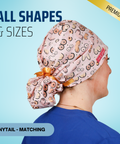 All Shape And Sizes - Scrub Cap - rae & grace - Ponytail - Matching Top