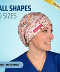 All Shape And Sizes - Scrub Cap - rae & grace - Euro - Matching Top