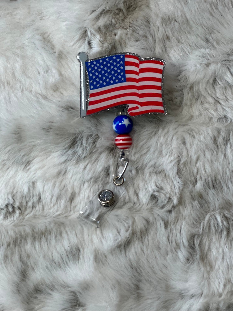 American Flag - Badge Reel