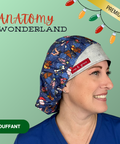 Anatomy Wonderland - Scrub Cap - rae & grace - Bouffant