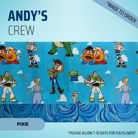 Andy's Crew - Scrub Cap - rae & grace - Pixie - *Made to order