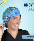 Andy's Crew - Scrub Cap - rae & grace - Bouffant