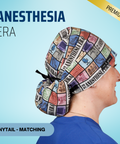 Anesthesia Era - Scrub Cap - rae & grace - Ponytail - Matching Top