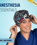 Anesthesia Essentials - Scrub Cap - rae & grace - Euro - Matching Top