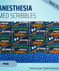 Anesthesia Med Scribbles - Scrub Cap - rae & grace - Pixie - *Made to order